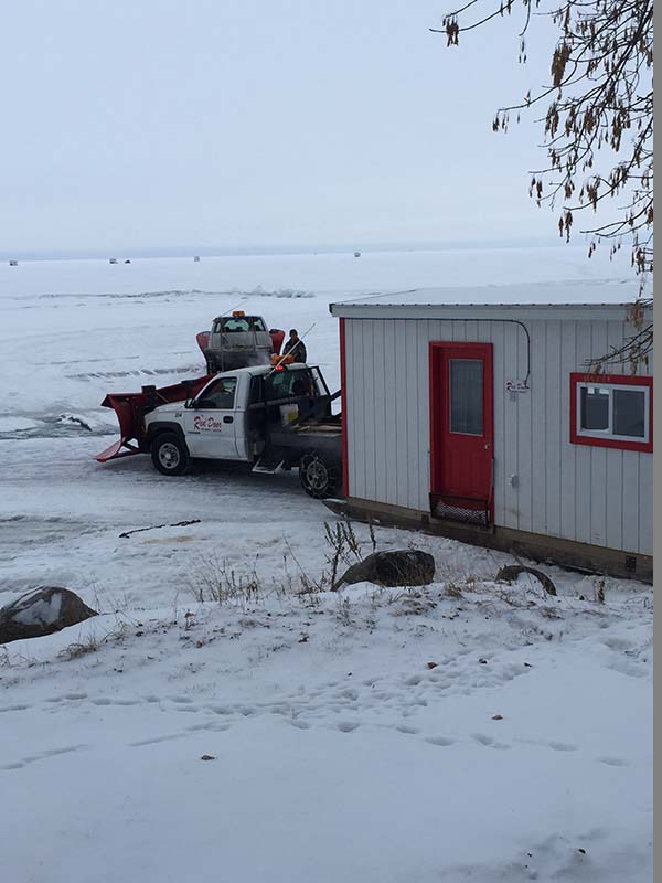 Lake Mille Lacs Fishing House I The Red Door Resort