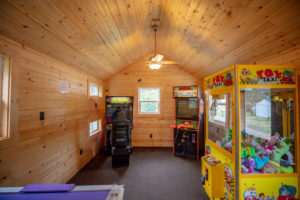 Electronic games in the red door resort
