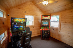 Electronic games in the red door resort