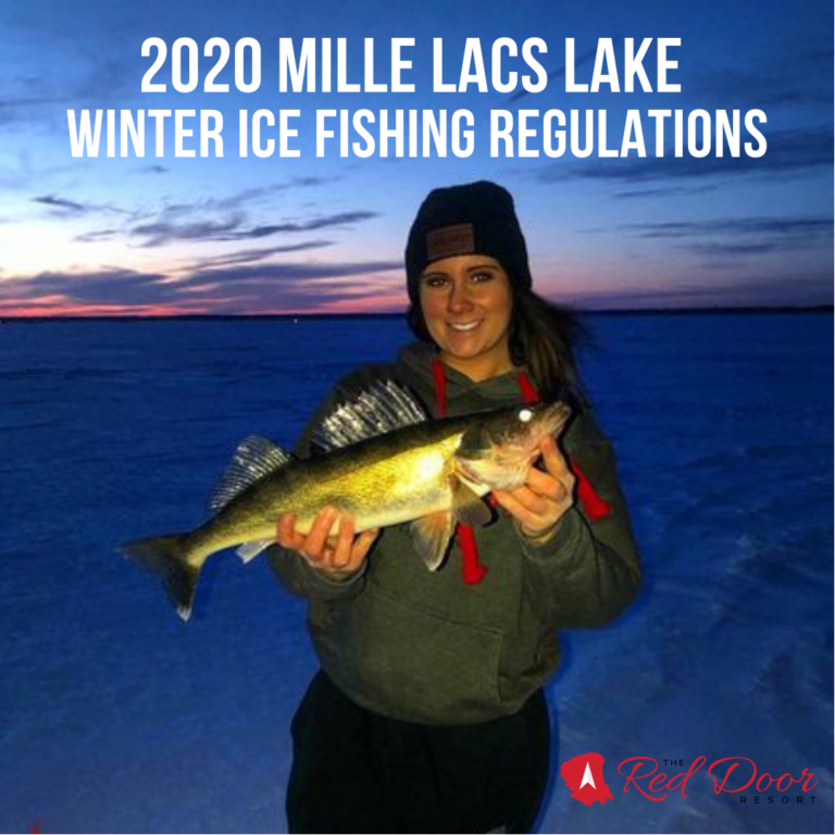 2020 Mille Lacs Lake Ice Fishing Regulations Red Door Resort