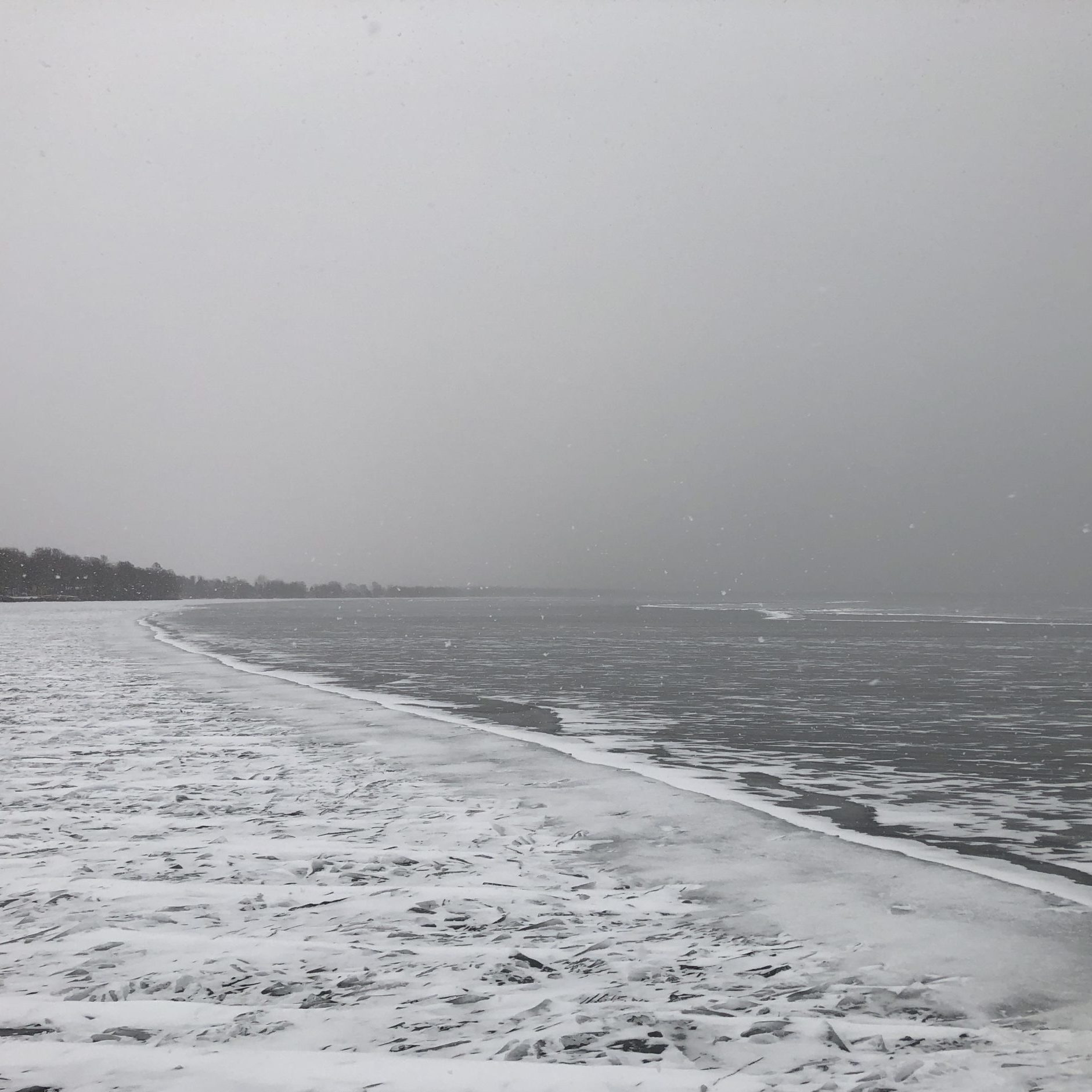 View of Mille Lacs Lake Ice