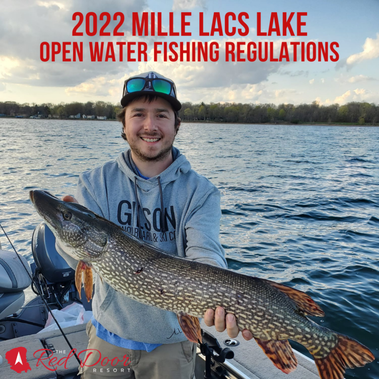 2022 Mille Lacs Lake Open Water Fishing Regulations Red Door Resort