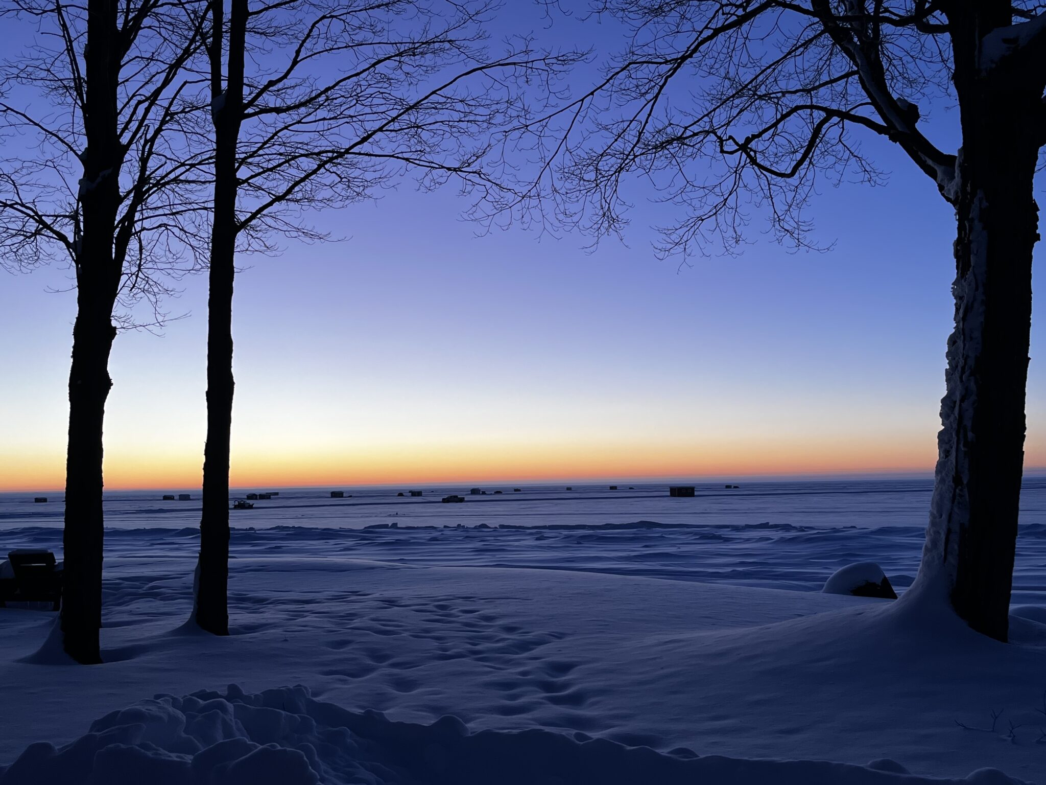 Sunrise on the north shore of Mille Lacs Lake