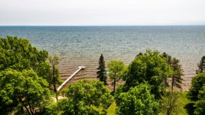 Lake Mille Lacs, large and beautiful with unique water terrain and fish habitat. 
